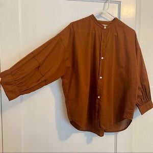 Everlane Collarless Air Shirt